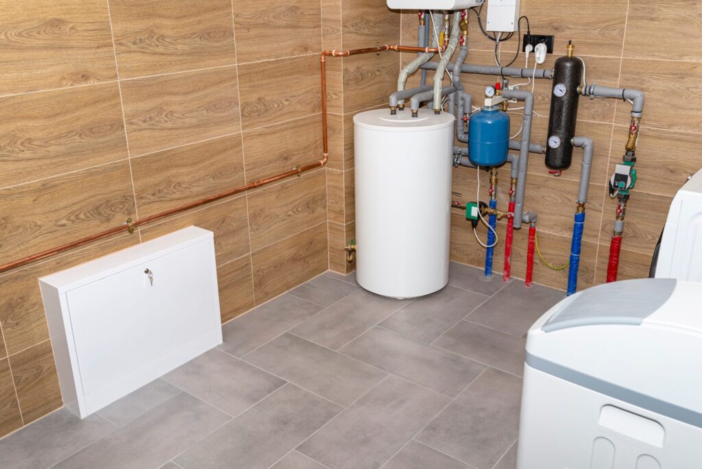 Residential water heater and plumbing system installed in Brighton